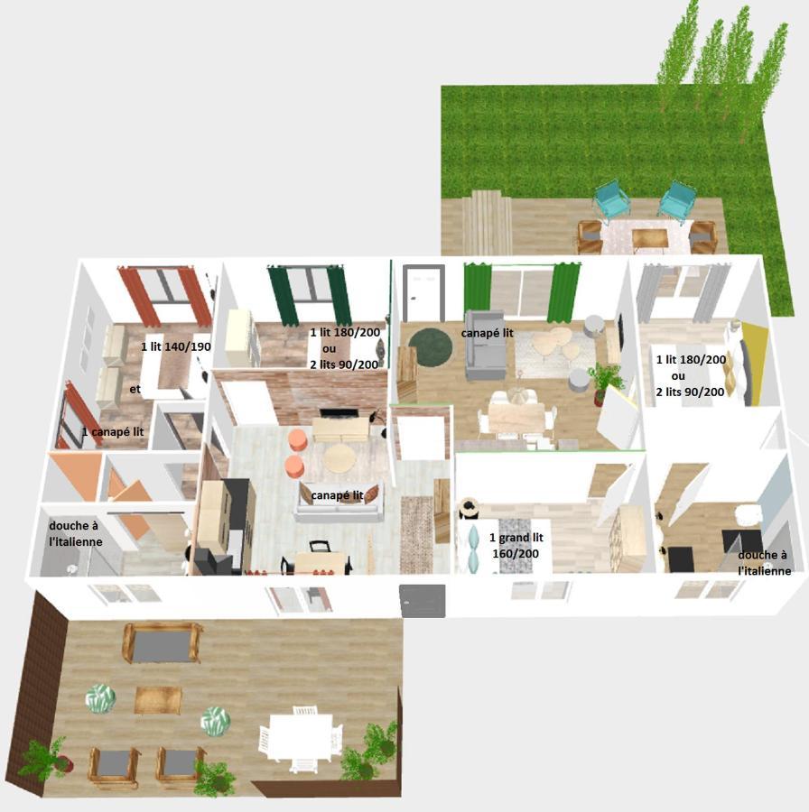 Le Cottage Duo Vigne Rouge Sauna Gaillac Entre Albi-Toulouse & Les Cottages Du Tarn Brens  Exterior photo